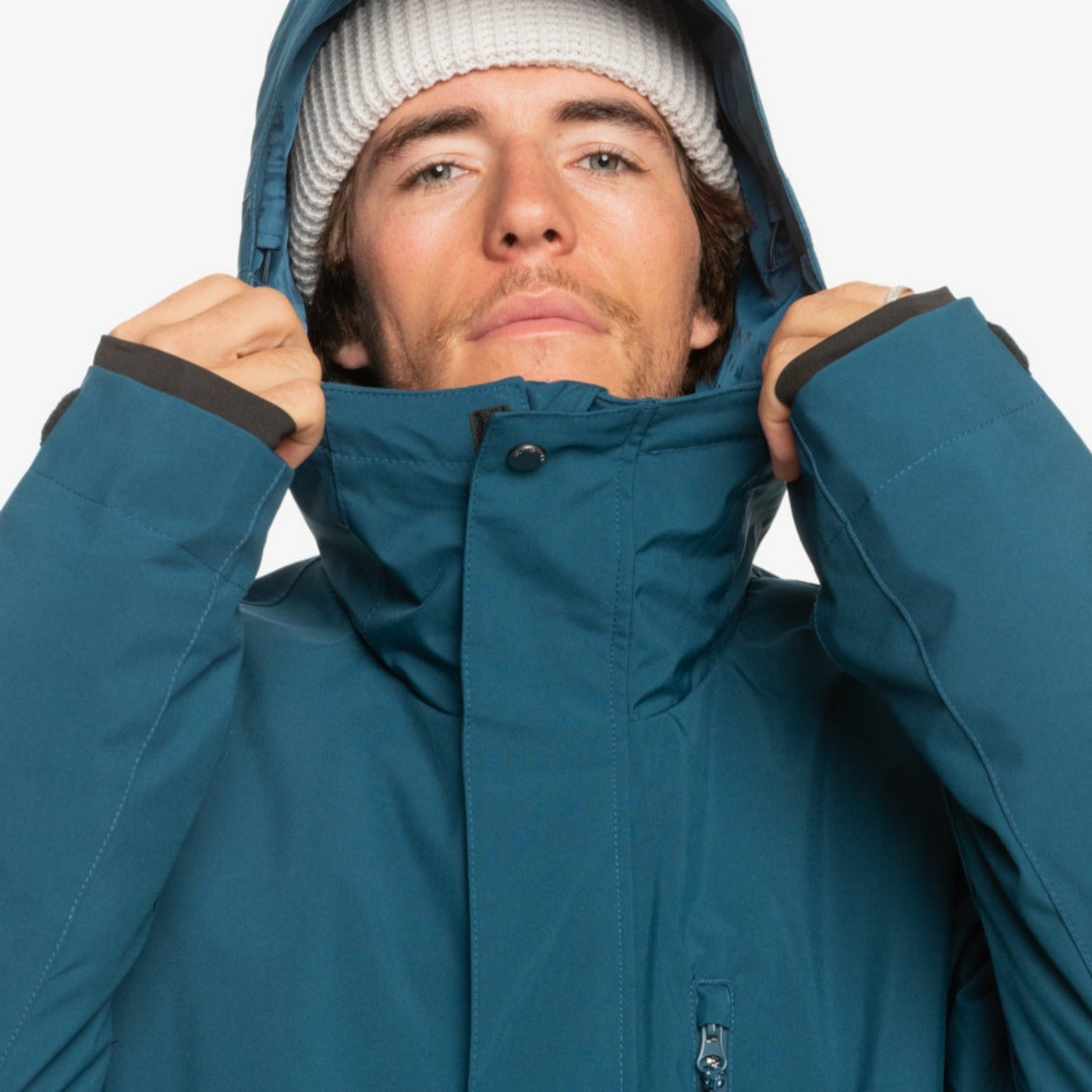 Quiksilver Mission Solid Snow Jacket - Majolica Blue