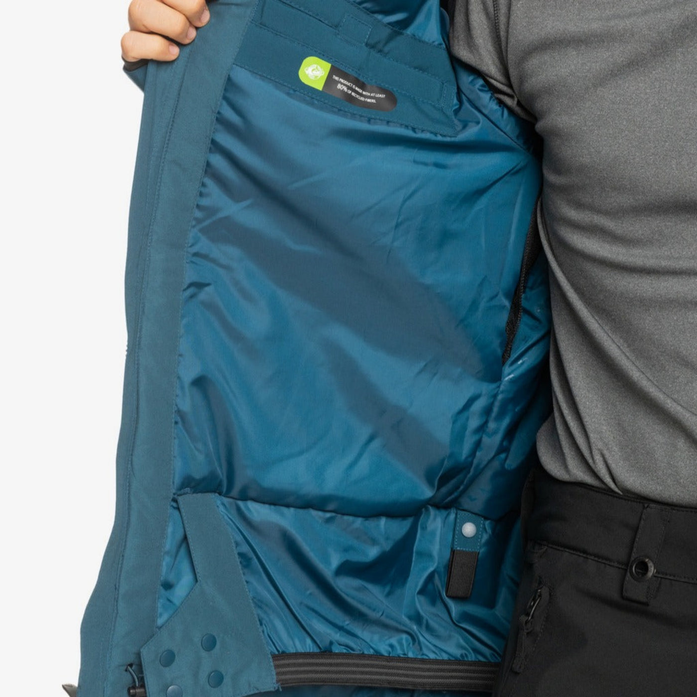 Quiksilver Mission Solid Snow Jacket - Majolica Blue