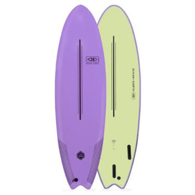 Ocean and Earth Ezi Rider Softboard 5'6 - Purple