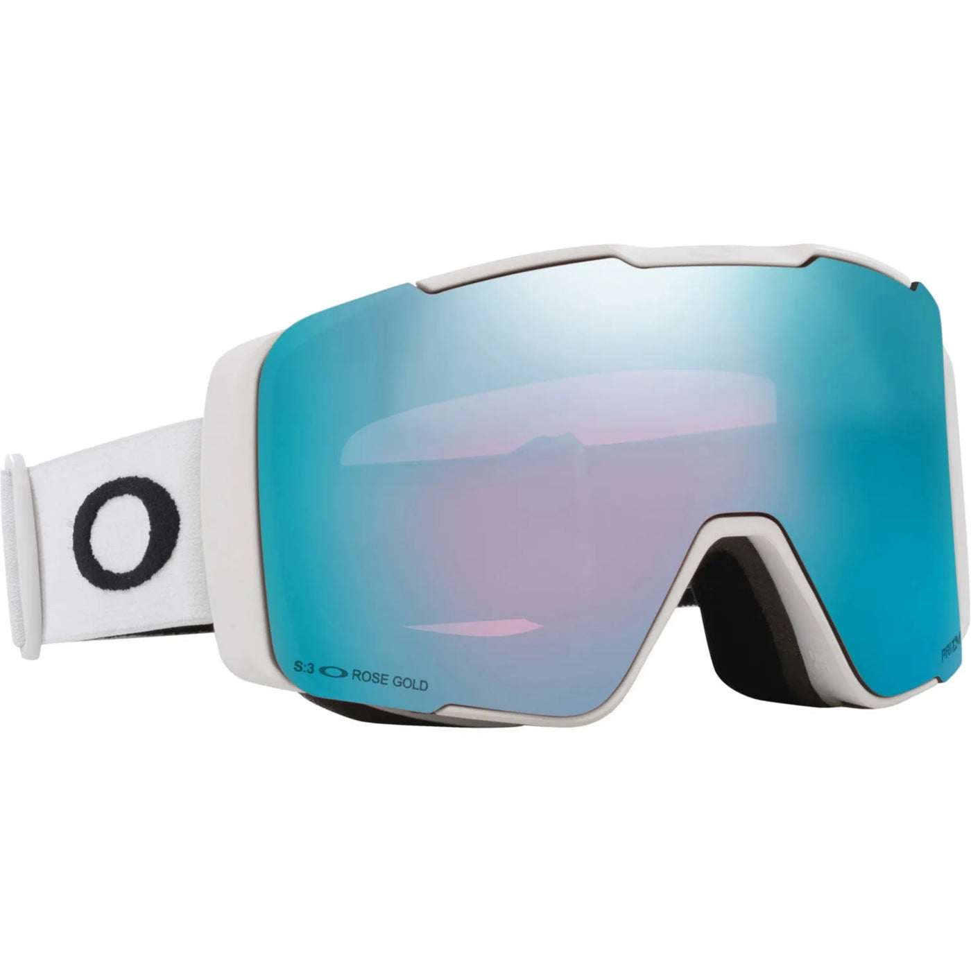 Oakley Line Miner Pro - White, Prizm Snow Sapphire Iridium + Prizm Snow Iced Iridium Lens (Medium)