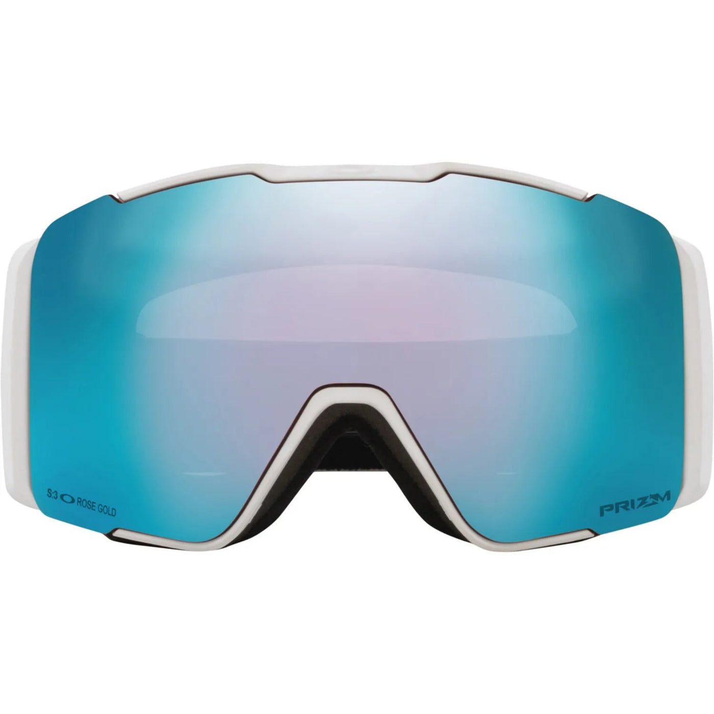 Oakley Line Miner Pro - White, Prizm Snow Sapphire Iridium + Prizm Snow Iced Iridium Lens (Medium)