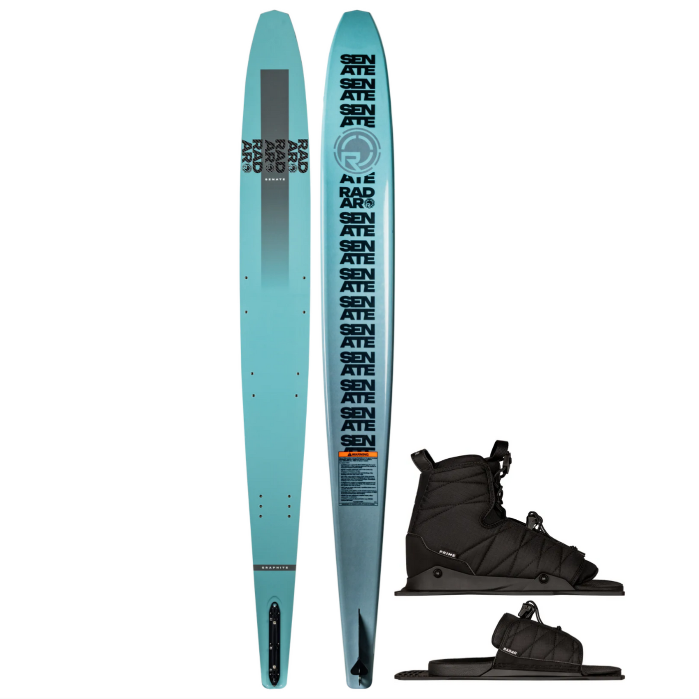 Radar Senate Graphite Men's Slalom Ski 2026 w/ Prime Boot & ARTP