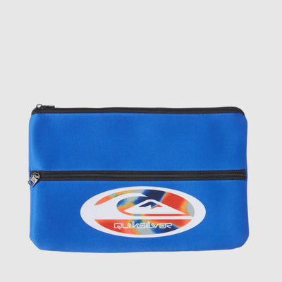 Quiksilver Blocked Jumbo Pencil Case - Nebulas Blue