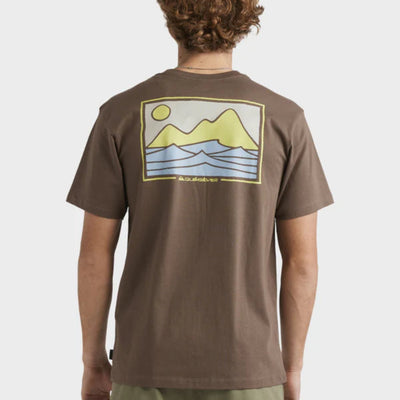 Quiksilver Desert Swells Tee - Major Brown