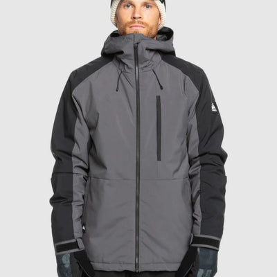 Quiksilver Mission Block Snow Jacket - Dark Shadow