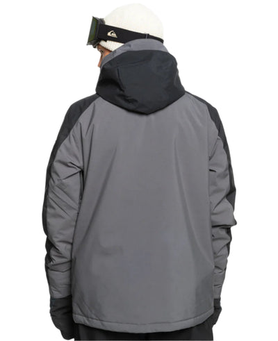 Quiksilver Mission Block Snow Jacket - Dark Shadow