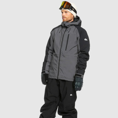 Quiksilver Mission Block Snow Jacket - Dark Shadow