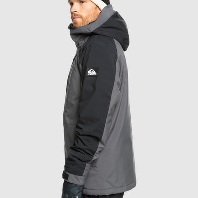 Quiksilver Mission Block Snow Jacket - Dark Shadow