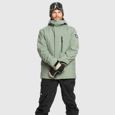 Quiksilver Mission Solid Snow Jacket - Sea Spray