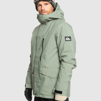 Quiksilver Mission Solid Snow Jacket - Sea Spray