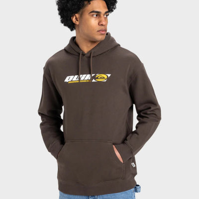 Quiksilver Stencil Hoodie - Turkish Coffee