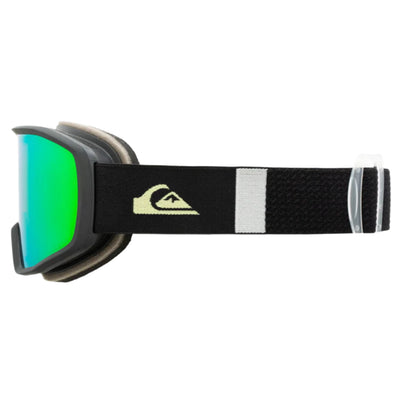 Quiksilver Harper - Black, Celery/Green Lens (Medium)