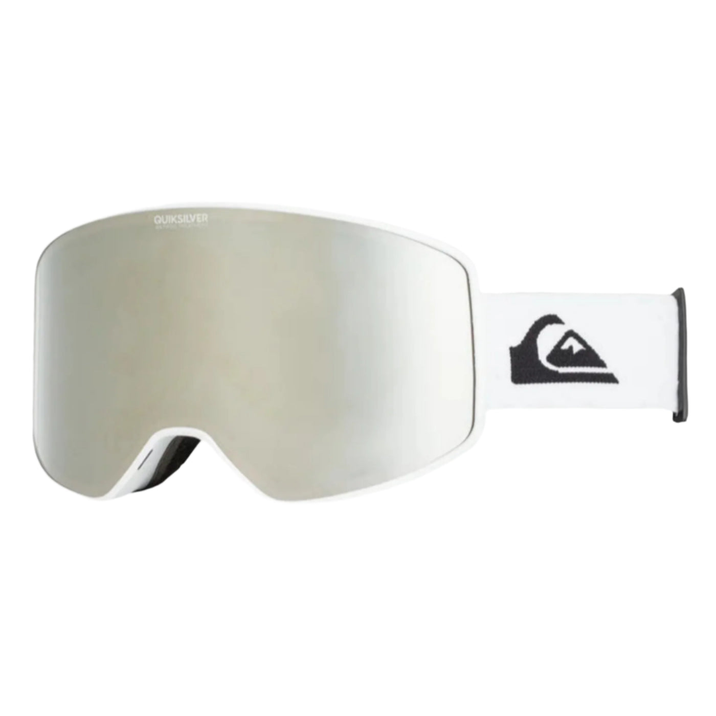 Quiksilver Storm - Snow White, Silver Rose Gold Lens (Large)