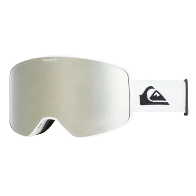 Quiksilver Storm - Snow White, Silver Rose Gold Lens (Large)