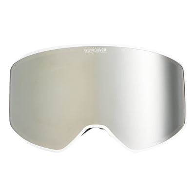 Quiksilver Storm - Snow White, Silver Rose Gold Lens (Large)