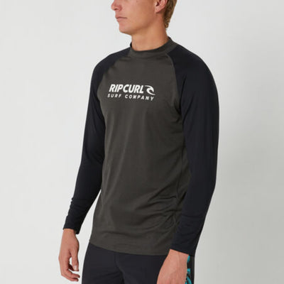 Rip Curl Shock Long Sleeve Rashie - Black