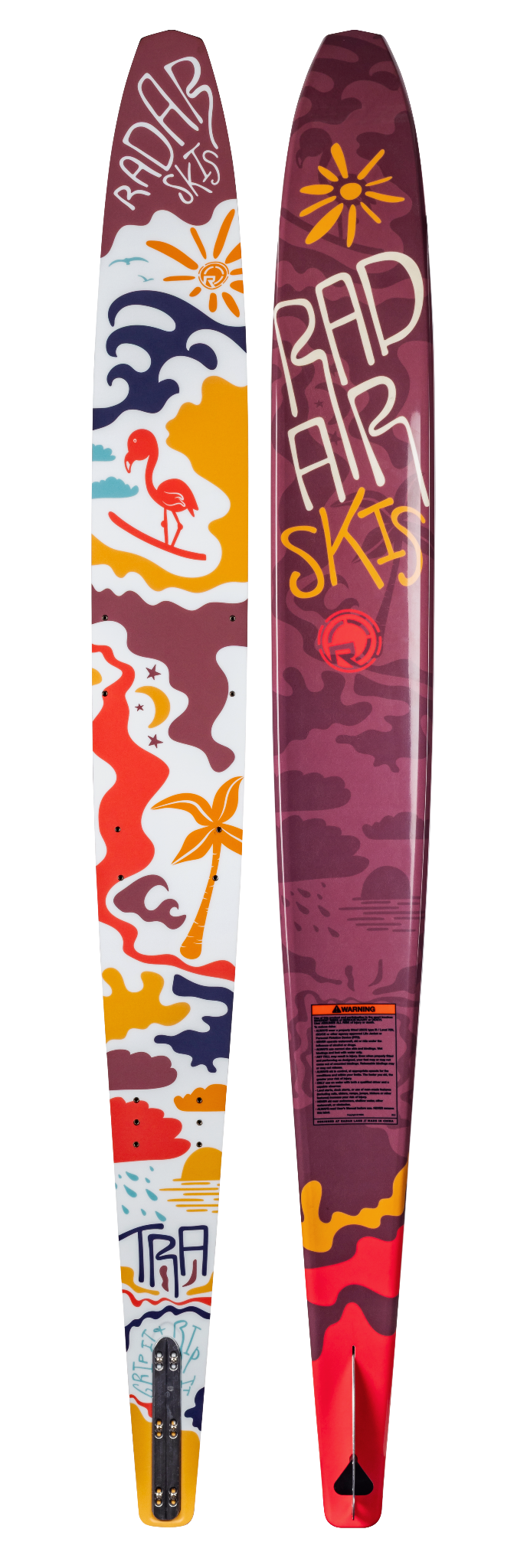 Radar T.R.A. Junior Slalom Ski - Ice Cream Tropics 2026