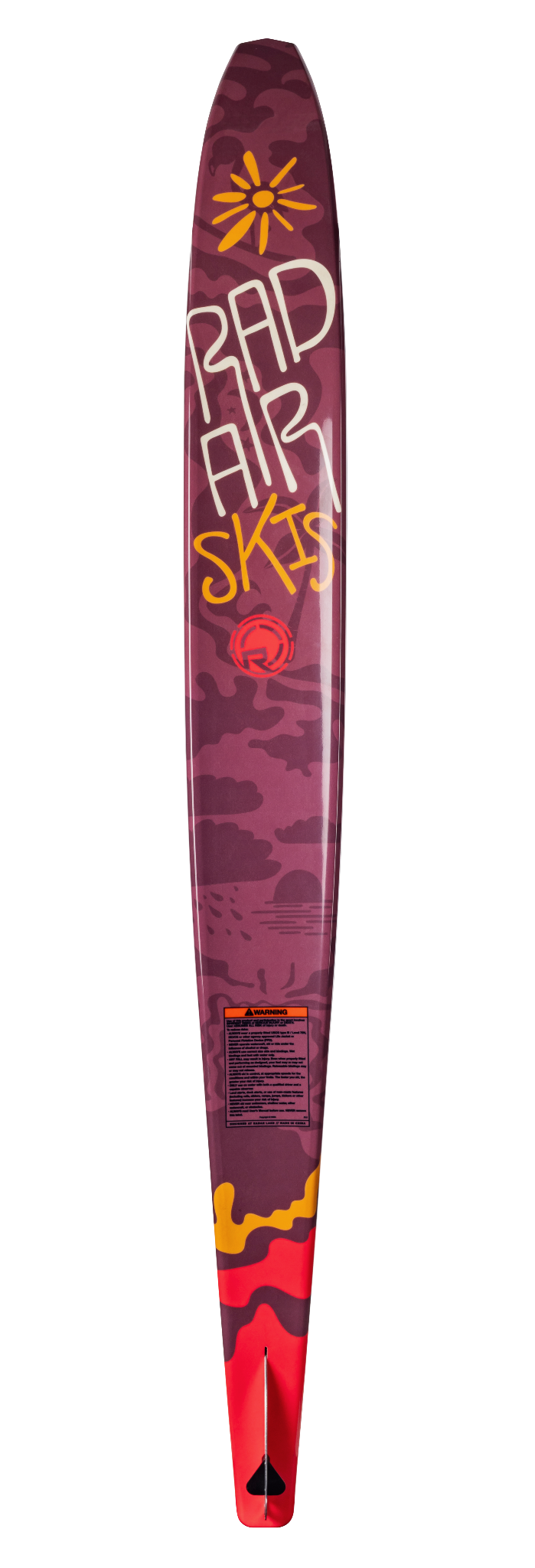 Radar T.R.A. Junior Slalom Ski - Ice Cream Tropics 2026