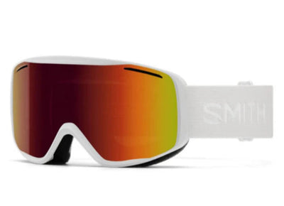 Smith Rally - White, Red Sol-X Mirror (Small)