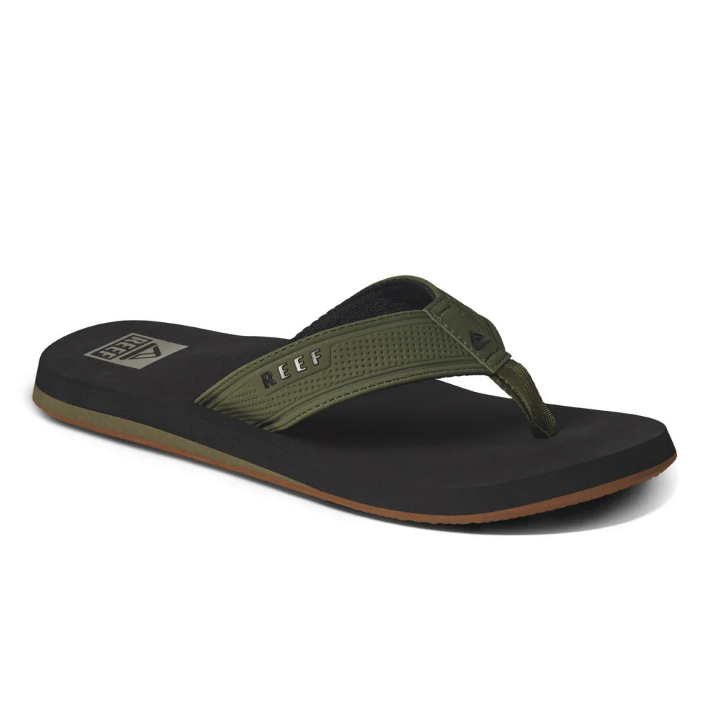 Reef Men's Layback Thongs - Olive