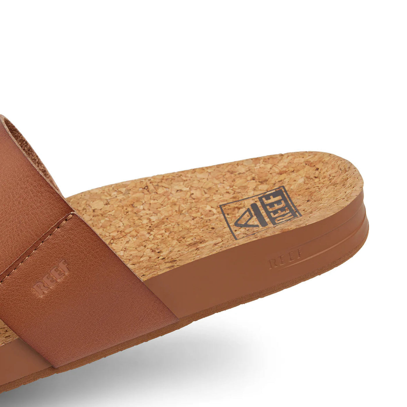 Reef Women's Cushion Vista Cork Slides - Espresso Duo