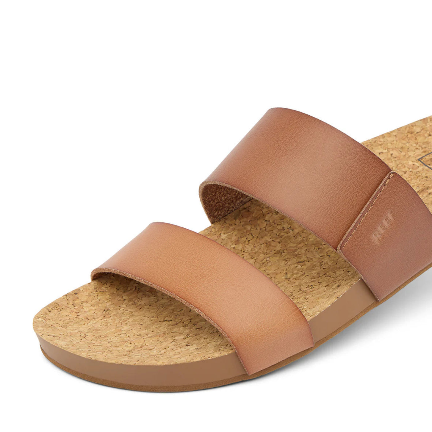 Reef Women's Cushion Vista Cork Slides - Espresso Duo