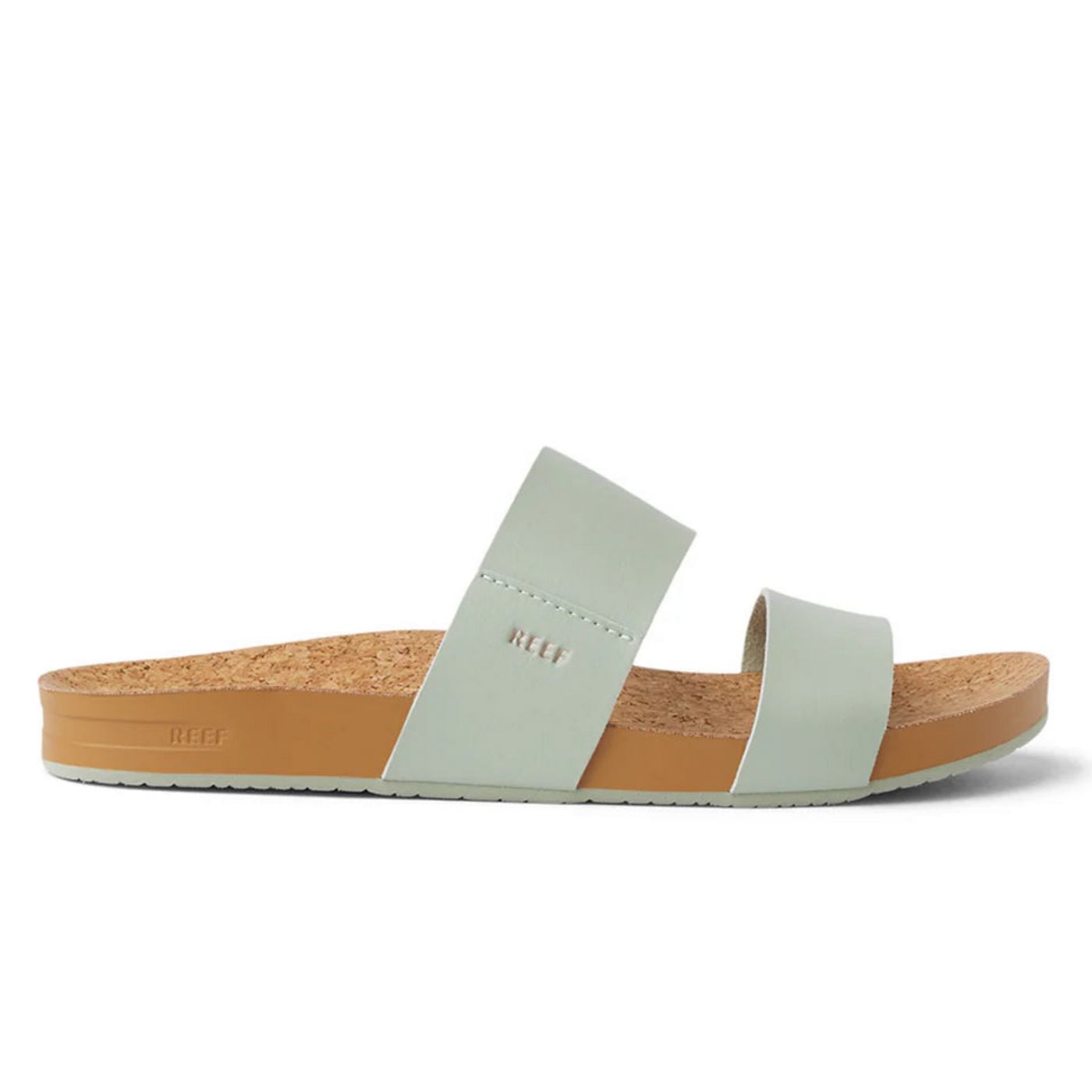 Reef Women's Cushion Vista Cork Slides - Sage
