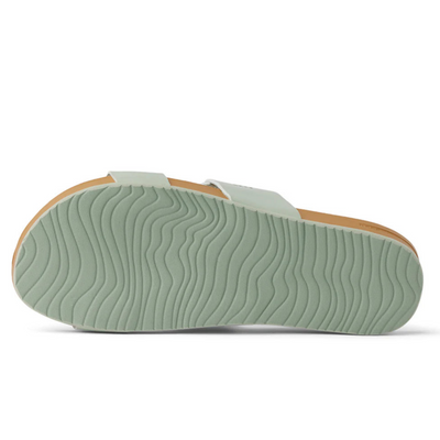 Reef Women's Cushion Vista Cork Slides - Sage
