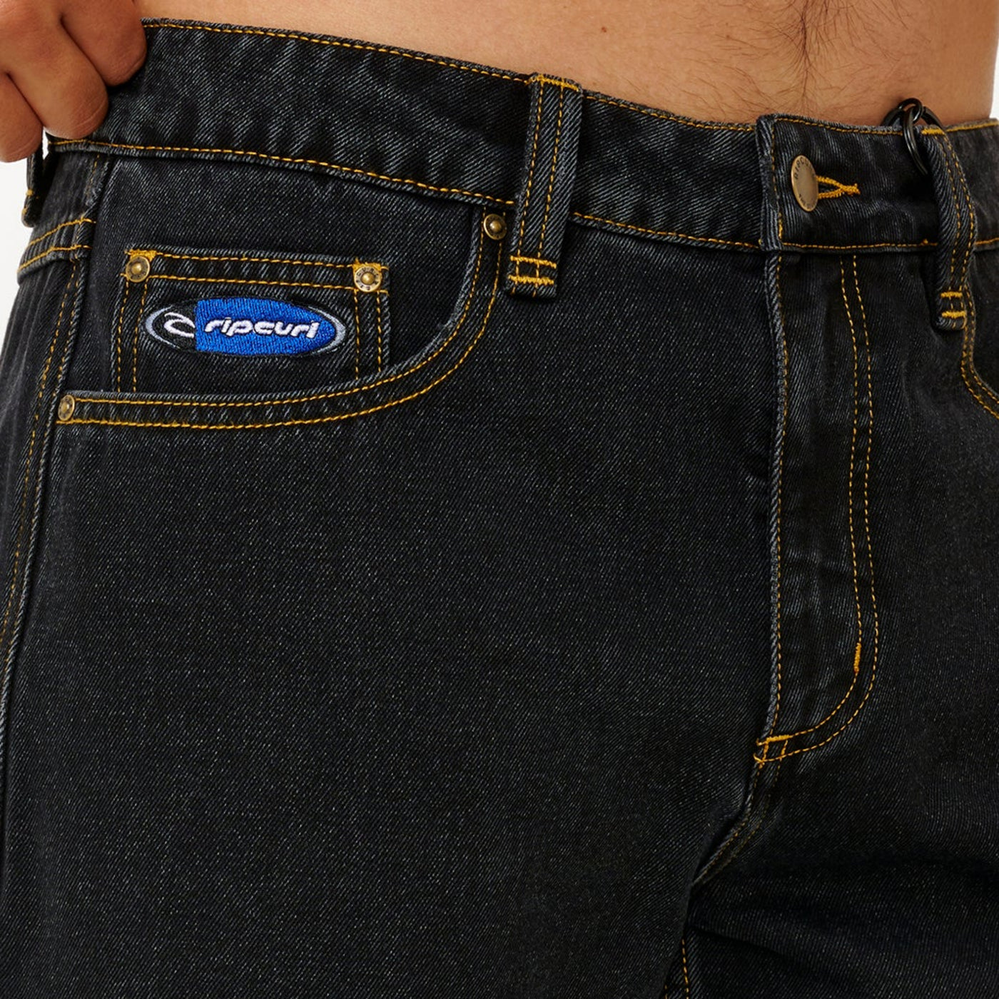 Rip Curl Archive Denim Walk Short - Washed Black