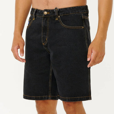 Rip Curl Archive Denim Walk Short - Washed Black