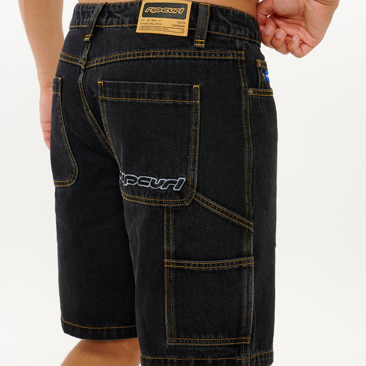 Rip Curl Archive Denim Walk Short - Washed Black – Rapid Surf & Ski