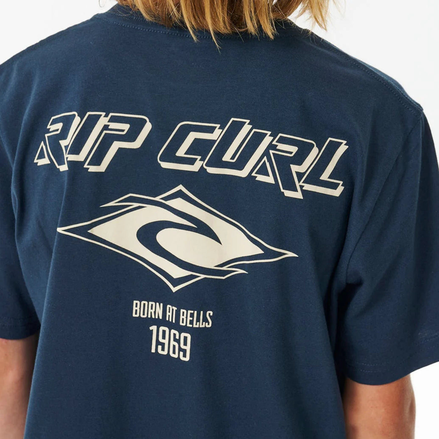 Rip Curl Boys Fadeout Icon Tee - Dark Navy