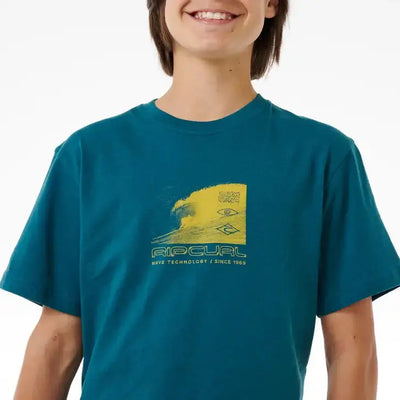Rip Curl Boys Future Evolution Tee - Trekking Green