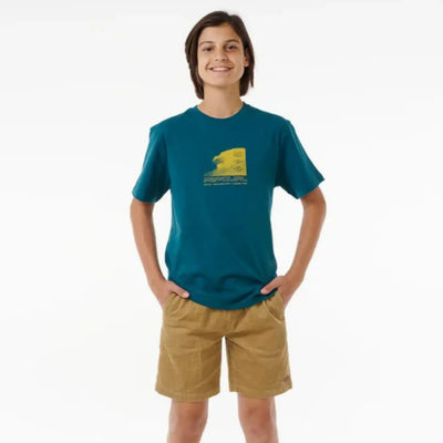 Rip Curl Boys Future Evolution Tee - Trekking Green