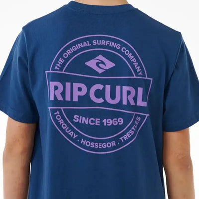 Rip Curl Boys Staple Tee - Navy