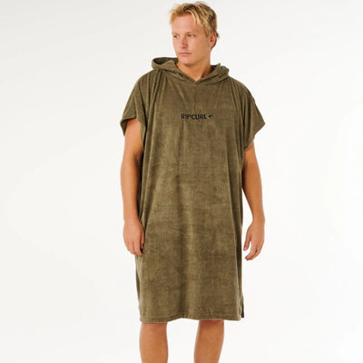 Rip Curl Brand Hooded Towel - Olive
