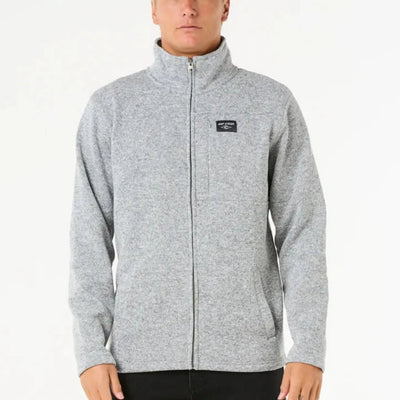 Rip Curl Cresent Zip Thru - Grey Marle