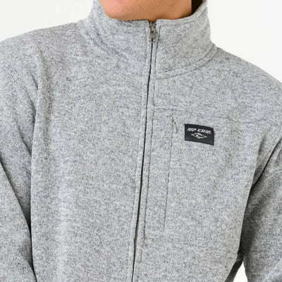 Rip Curl Cresent Zip Thru - Grey Marle
