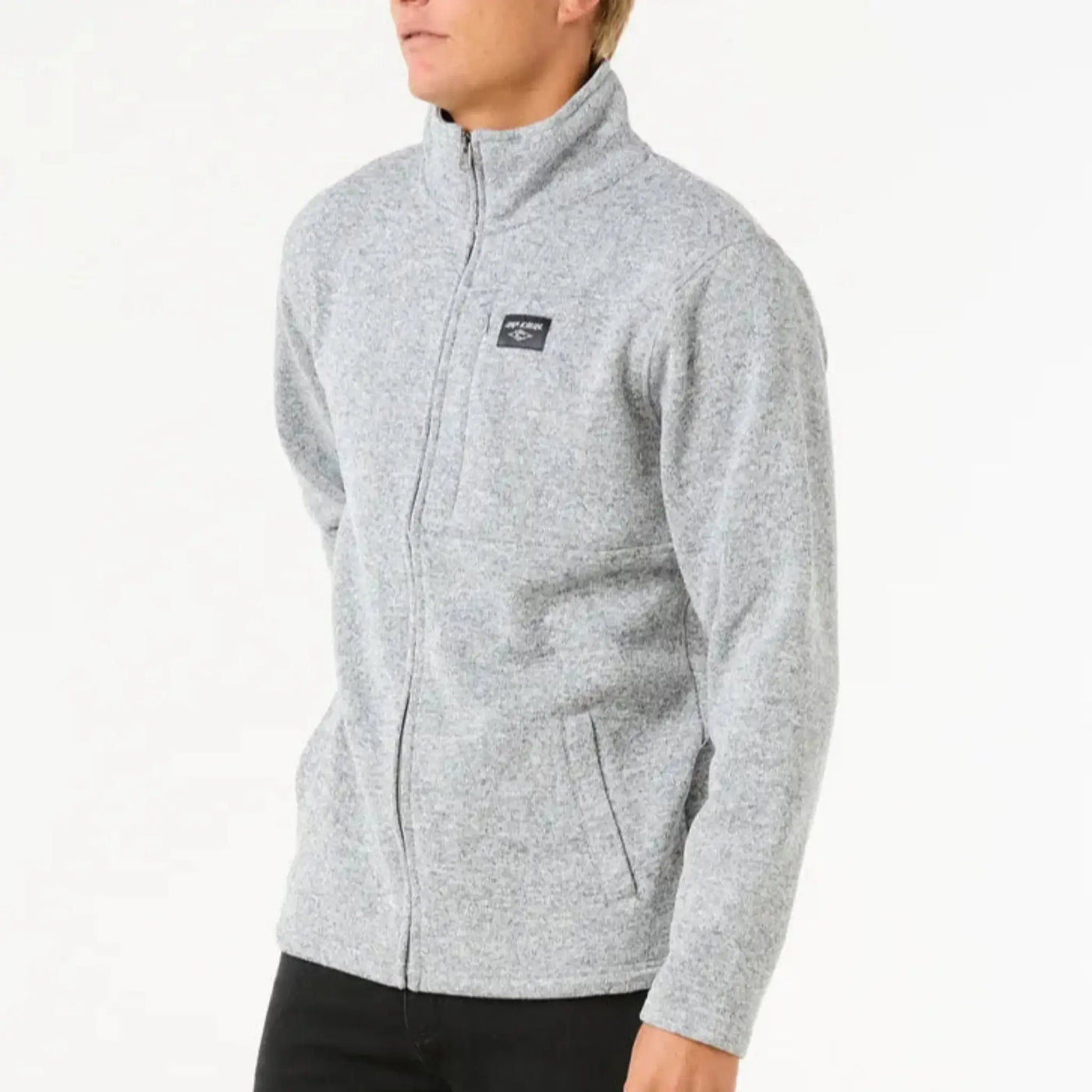 Rip Curl Cresent Zip Thru - Grey Marle