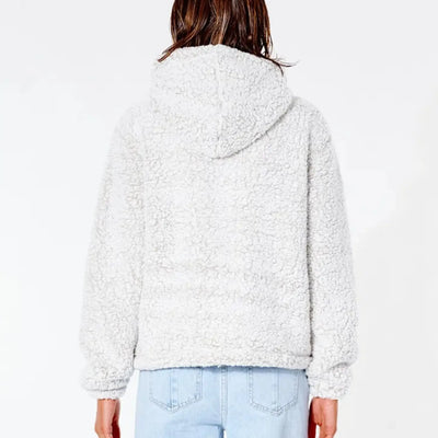 Rip Curl Dark N Stormy Zip Through Hood - Off White