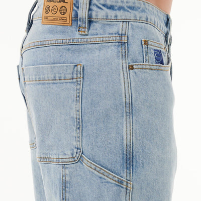Rip Curl Dosed Denim Walk Short - Washed Blue