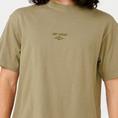 Rip Curl Fade Out Embroidered Tee - Washed Moss