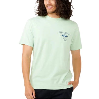 Rip Curl Fade Out Icon Tee - Pastel Green