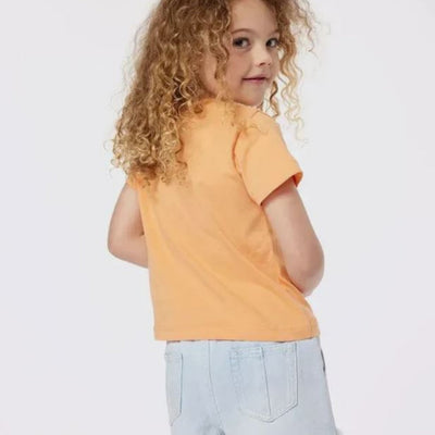 Rip Curl Groms High Tide Scenic Tee - Peach