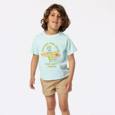 Rip Curl Groms Tube Town Waves Tee - Light Blue