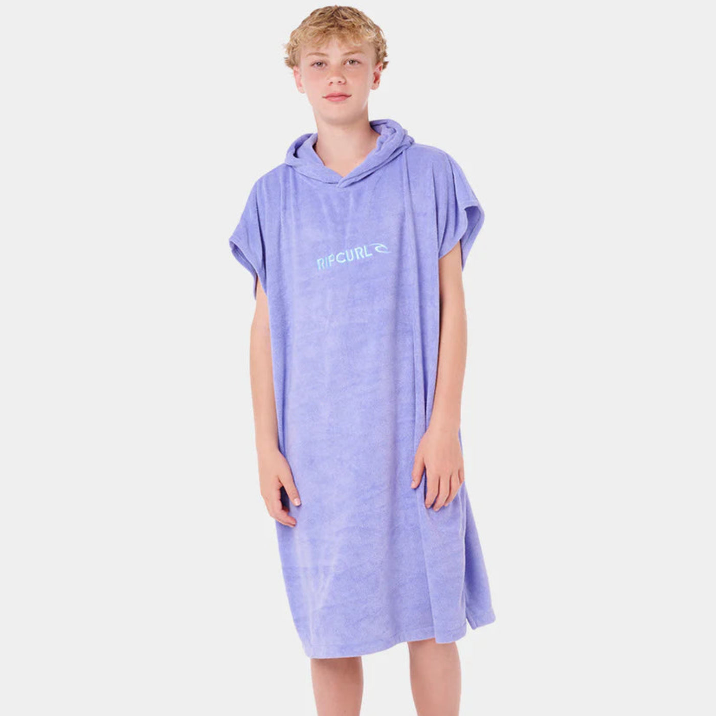 Rip Curl Kids Brand Hooded Towel - Bright Blue