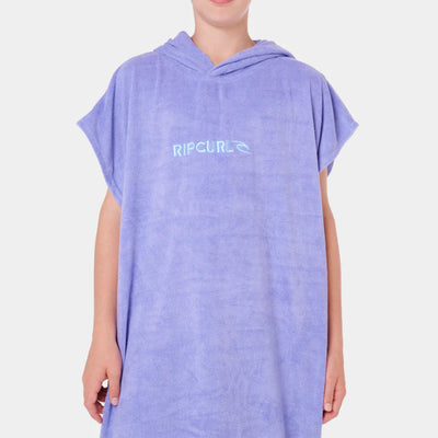 Rip Curl Kids Brand Hooded Towel - Bright Blue