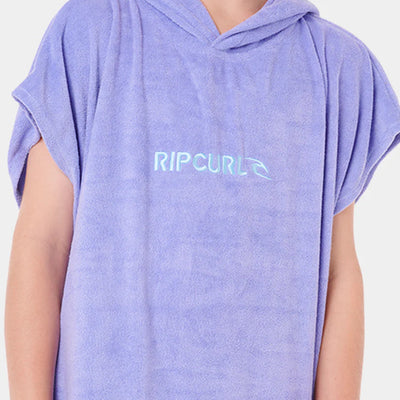 Rip Curl Kids Brand Hooded Towel - Bright Blue