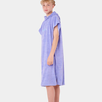 Rip Curl Kids Brand Hooded Towel - Bright Blue