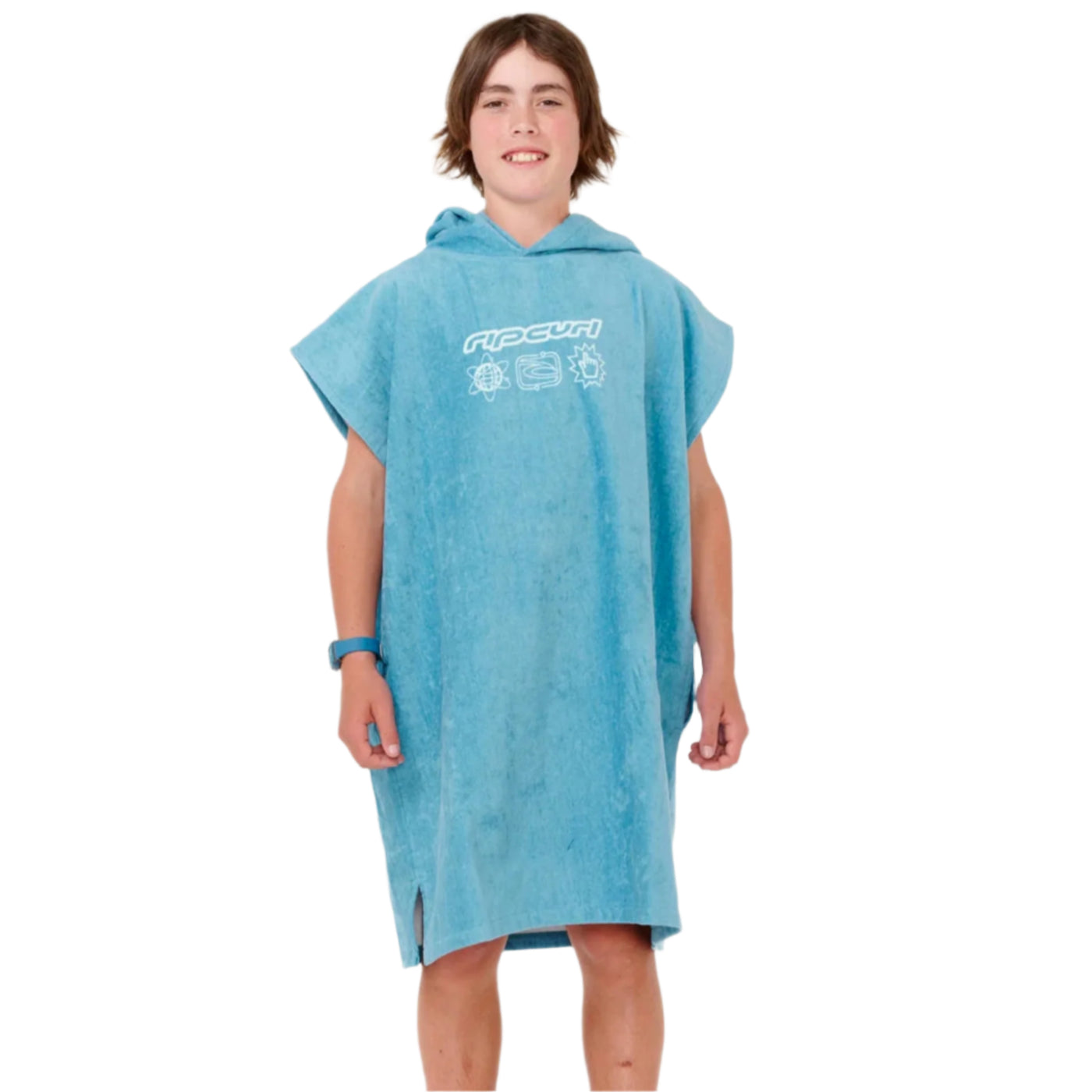 Rip Curl Kids Evolutions Hooded Towel - Ocean